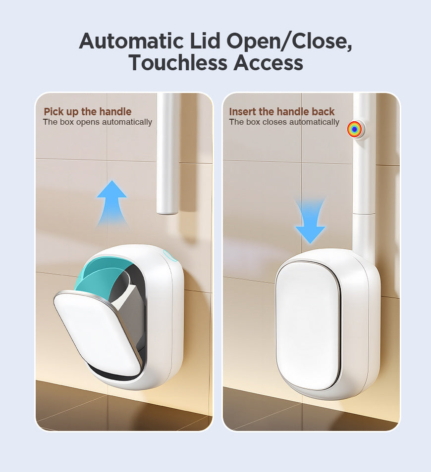 Disposable Wall Mounted Toilet Bowl Brush