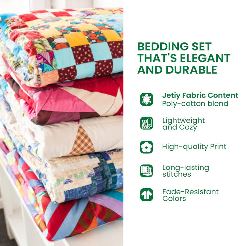 Springtime Quilted Bedding Set