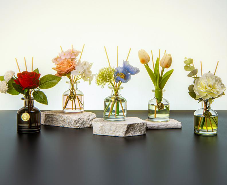 Flameless dried flower fragrance Reed Diffuser