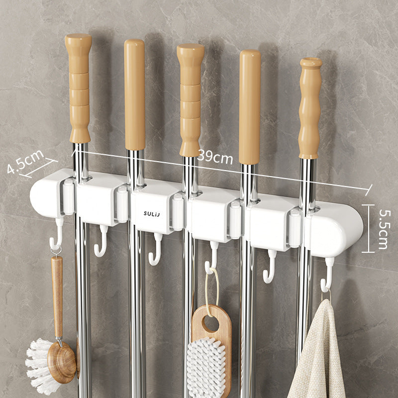 Drill Free Wall Mop Holder