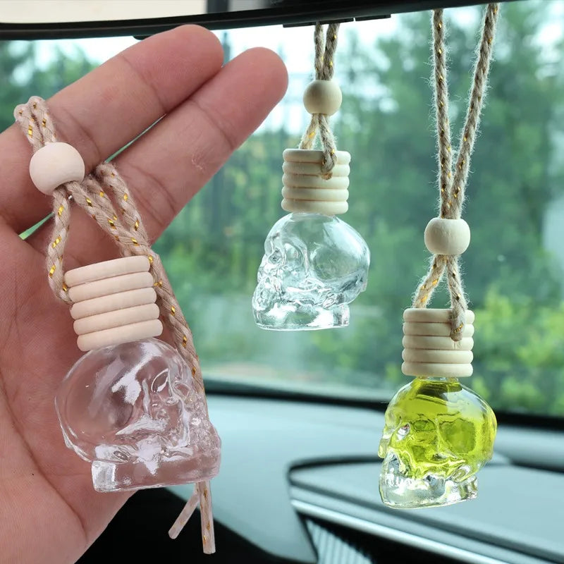 Skull Car Air Freshener Diffuser Aromatherapy Essential Oil
