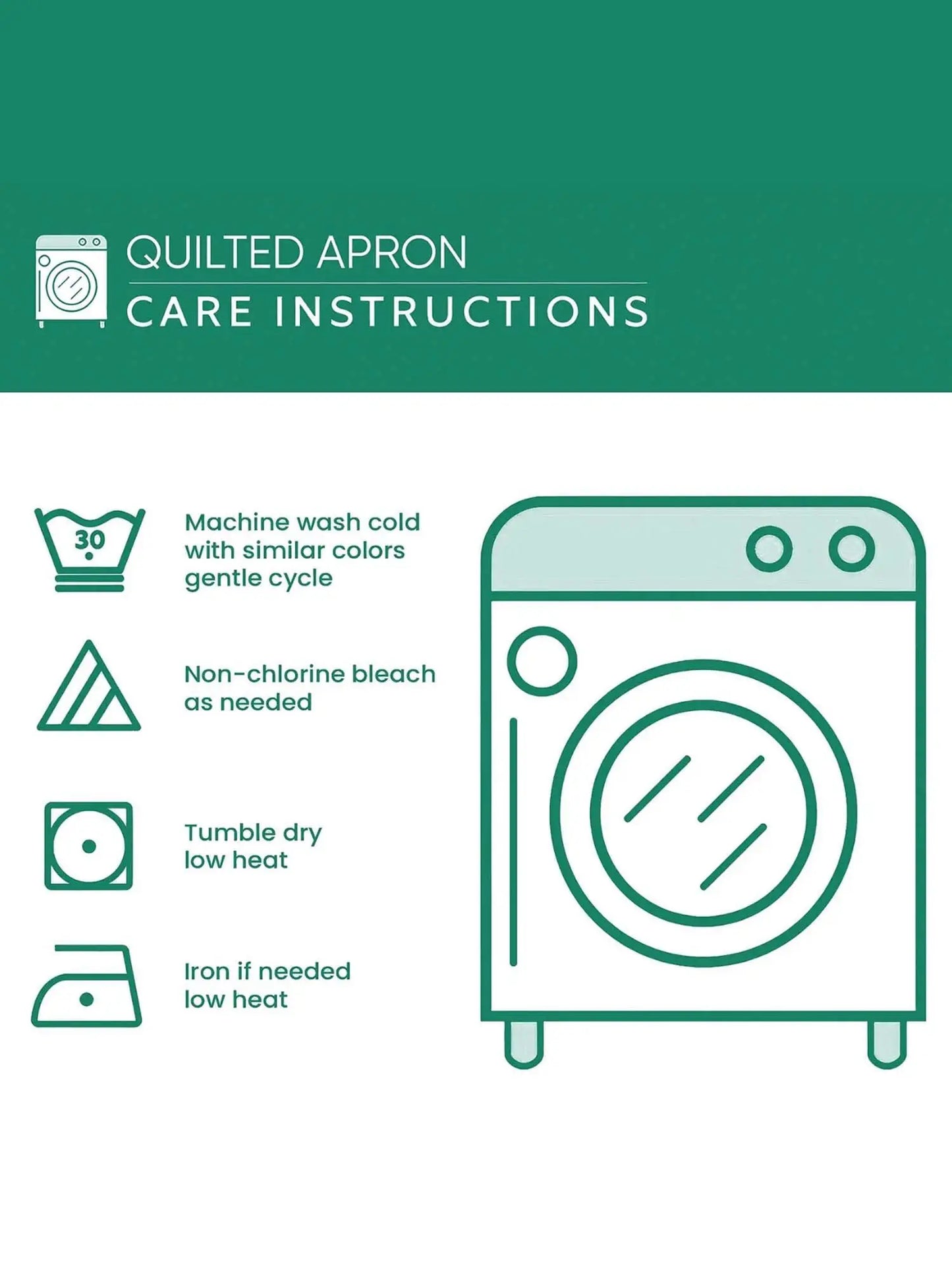 Sun Quilted Apron Set (2-Piece) – Padded Apron + Heat-Resistant Oven Mitts