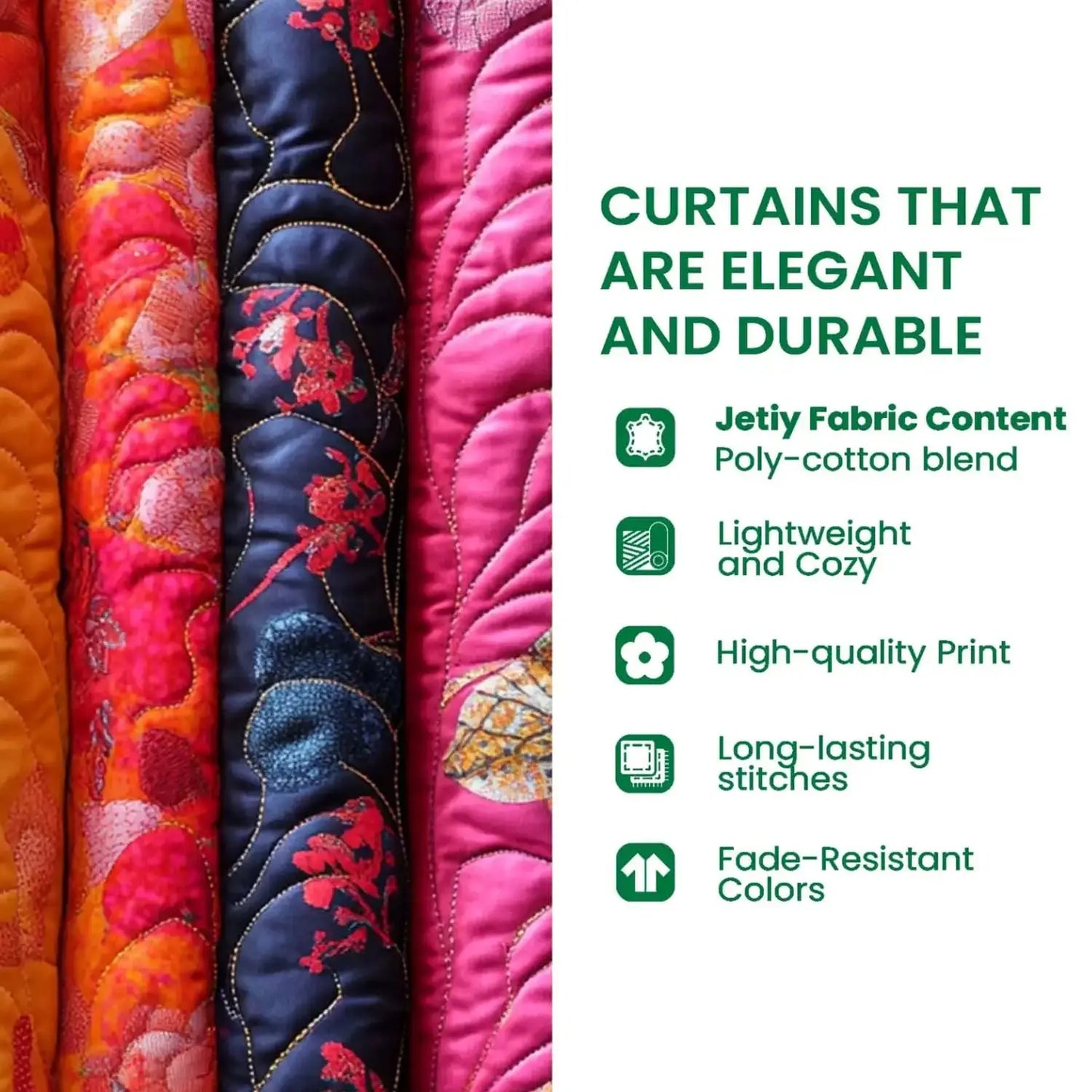 Turtle Reef Quilted Curtains