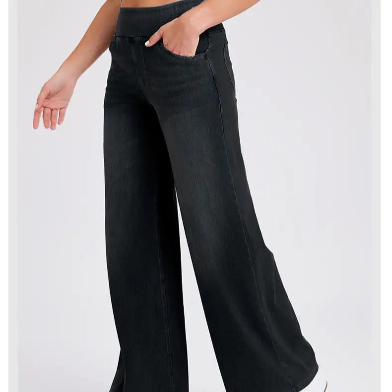 Women's High Waisted Slimming High Elasticity Casual Denim Pants