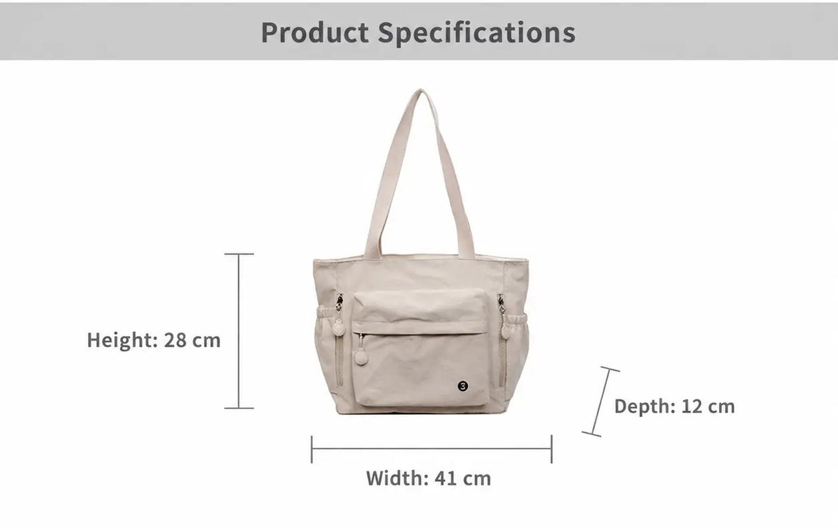 Multifunctional Large Capacity Commuter Tote Bag