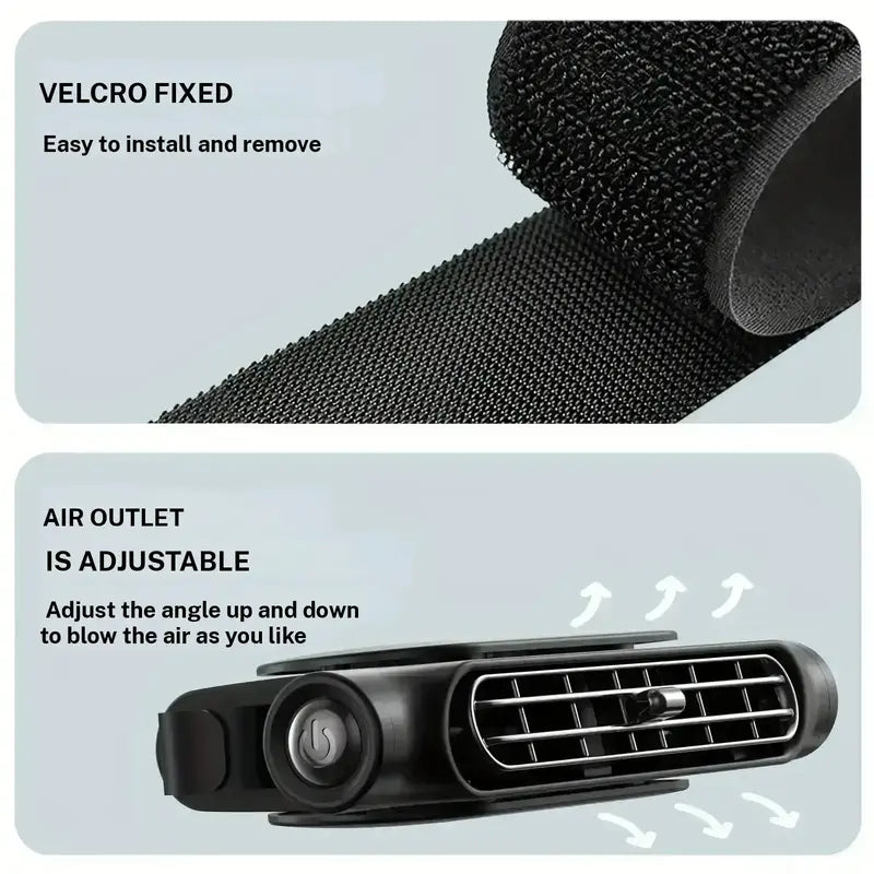 Portable Vehicle Invisible Car Seat Cooling Fan