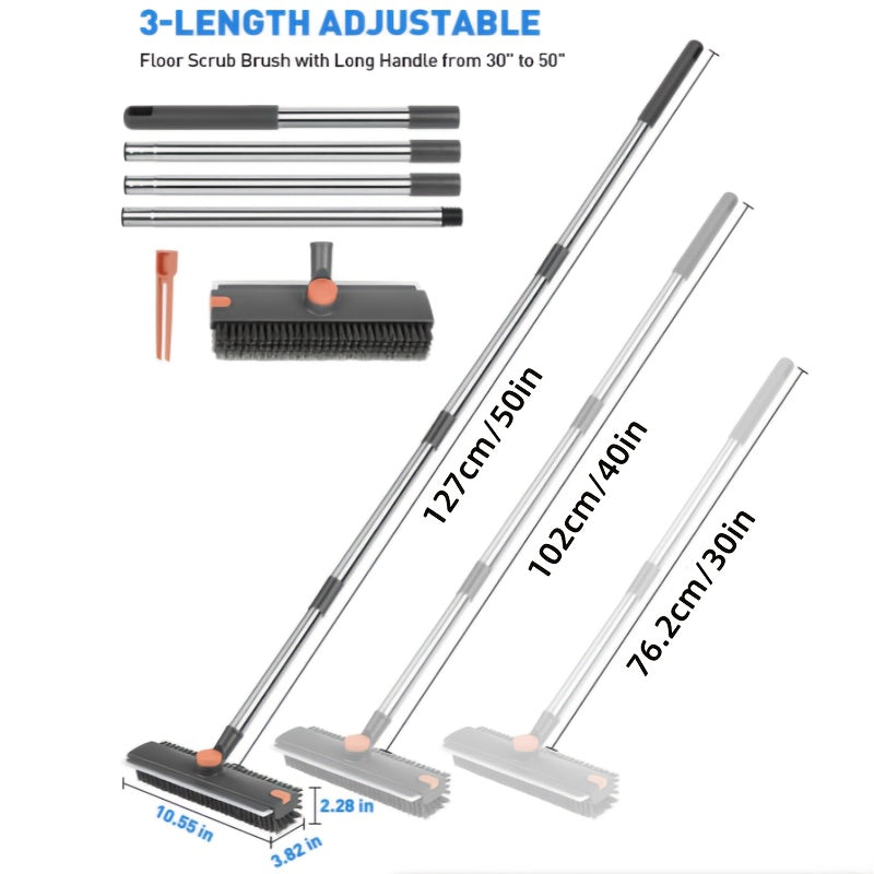 Floor Scrub Brush with Long Handle