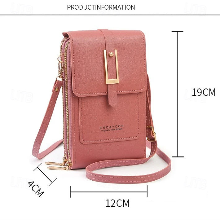Women's Leather Cell Phone Bag