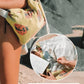 2-in-1 Seashells Towel Bag