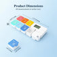 7 Days Pill Dispenser Organizer with Reminder Alarm