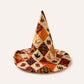 Vintage Patchwork Halloween Handcrafted Quilted Witch Hat