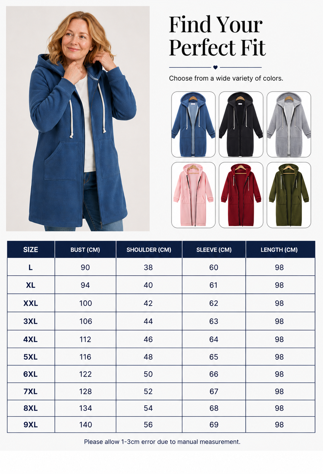 Women's Zip-Up Fleece Hoodies
