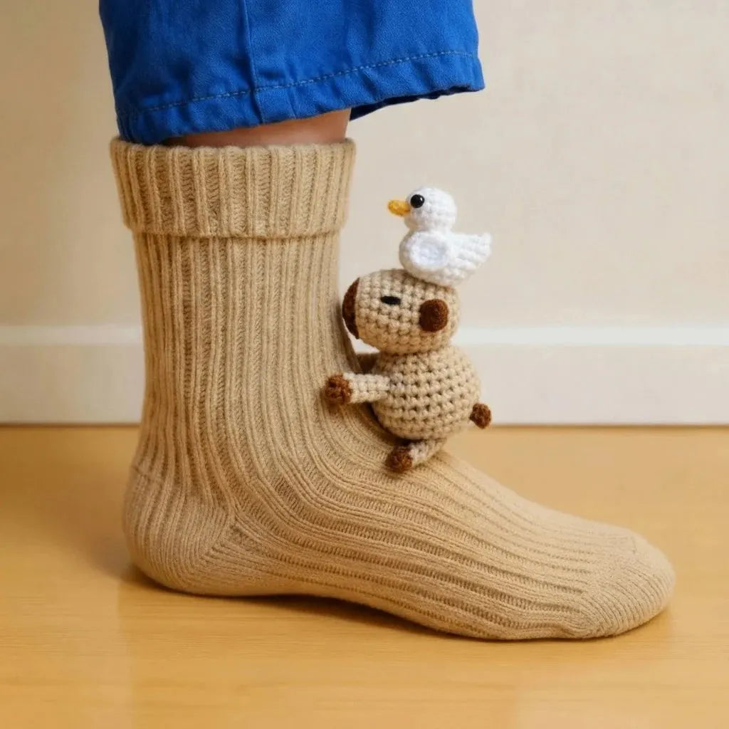 🦥3D Animal Socks