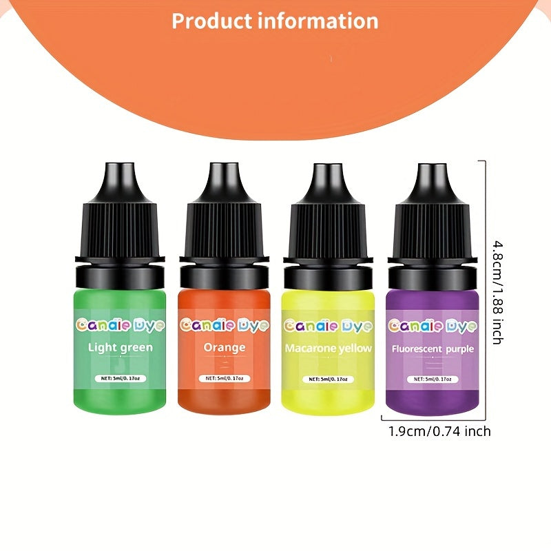 Concentrated Liquid Dye for Scented Candles