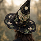 Moth Fairy Victorian Gothic Handcrafted Quilted Witch Hat