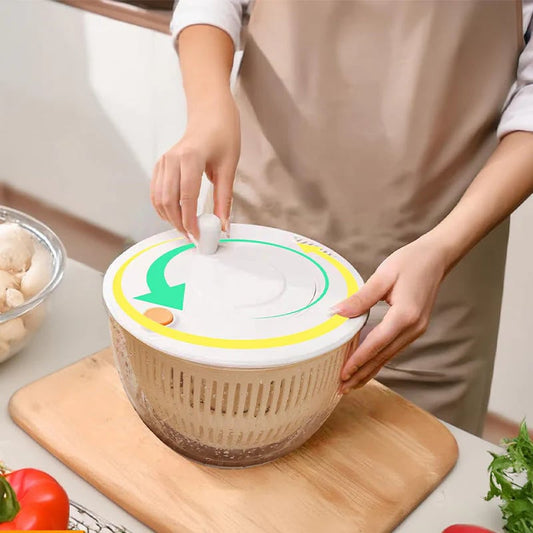 🔥9-in-1 Multifunctional Large Capacity Salad Spinner & Slicer