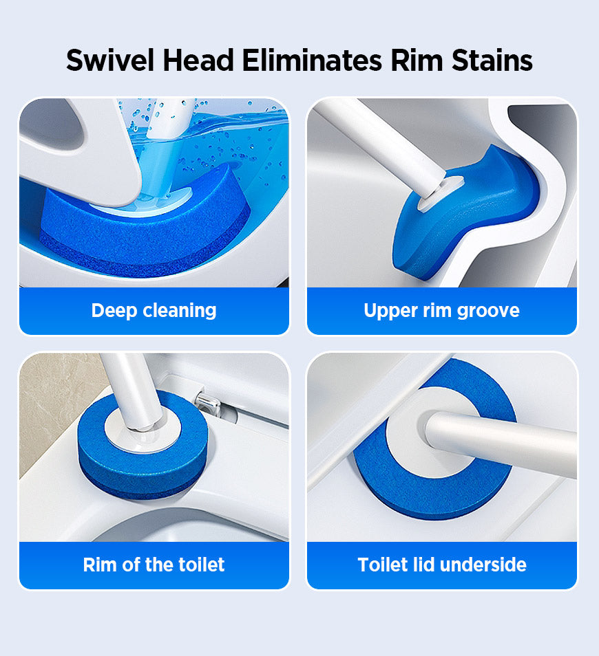 Disposable Wall Mounted Toilet Bowl Brush