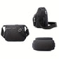 Nylon Lightweight Single Shoulder Bag with Multiple Pockets