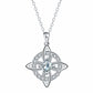 Mystical Birthstone Witches Knot Necklace – Natural Crystal🔮💞