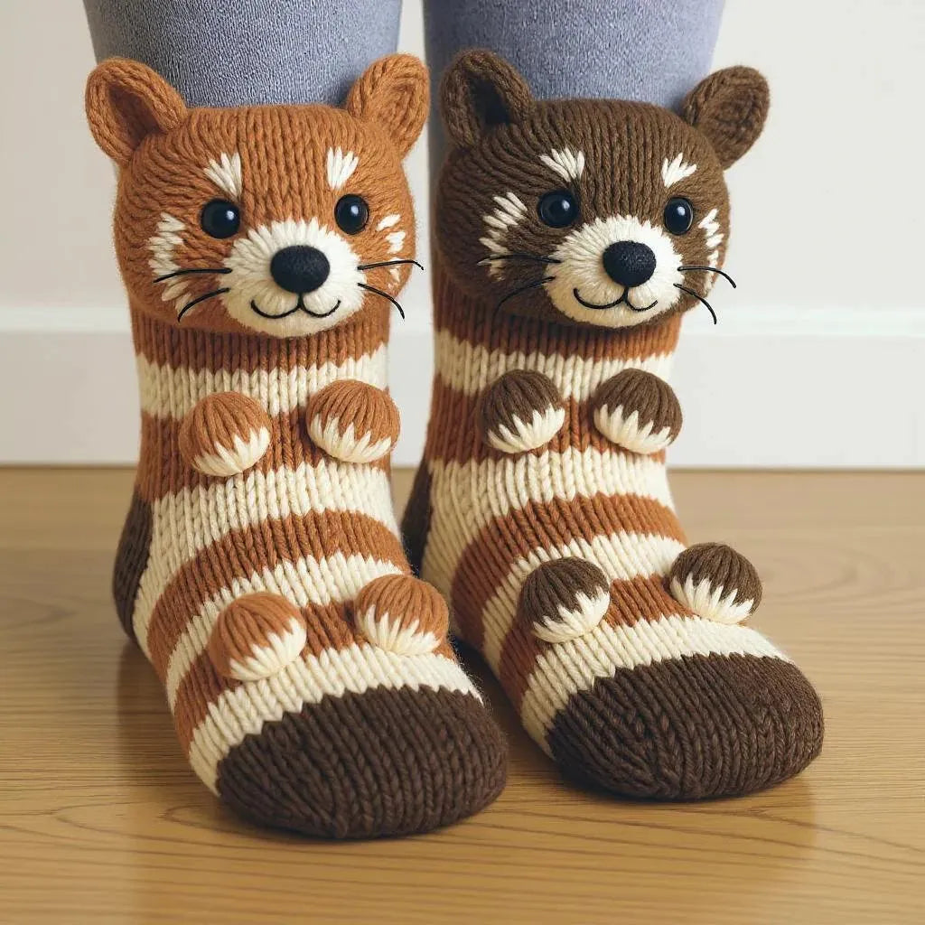 🦥3D Animal Socks