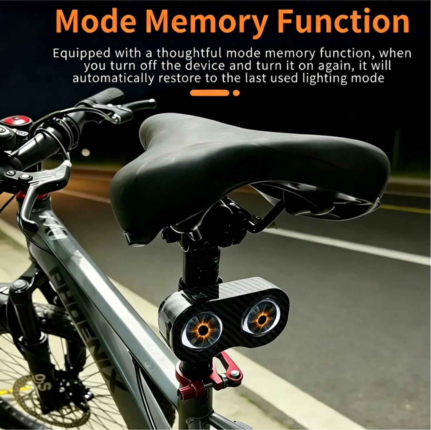 LED Dynamic Devil Eyes Light for Motorcycle/Bicycle
