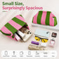 Women‘s Striped Diamond Dot Cloud Handbag