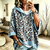 Comfortable And Casual Leopard-print Knitted Hoodie