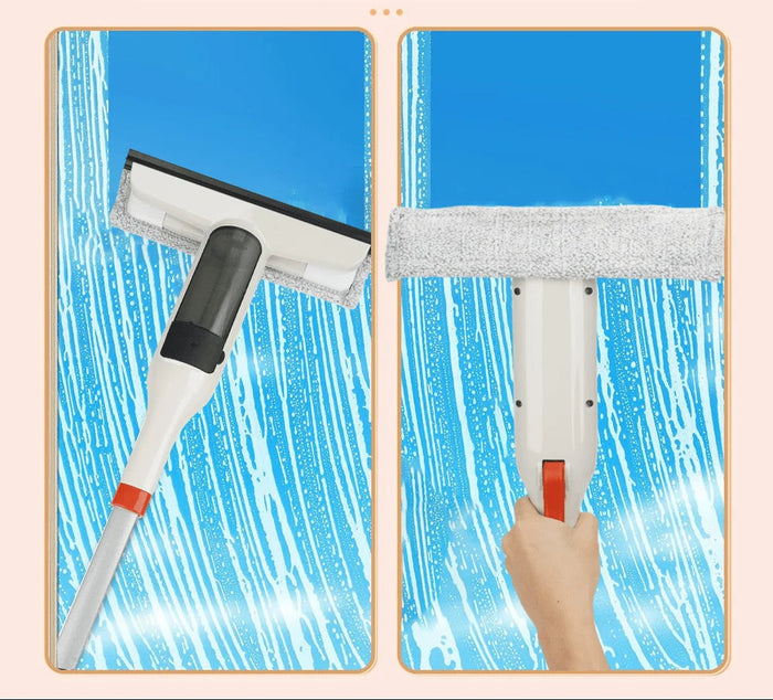 3-in-1 Spray Wash Glass Cleaning Kit