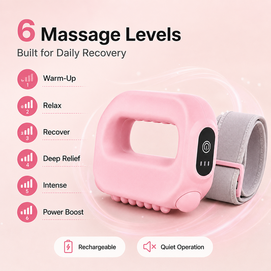 Hands-Free Fascia Massager for Muscle Relaxation & Recovery