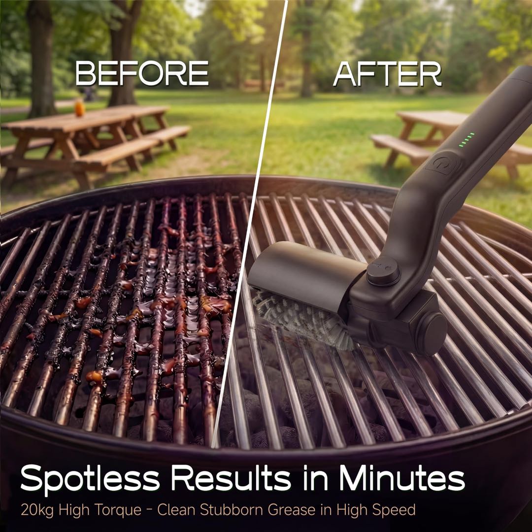 BBQ Cleaner Safe Electric Grill Brush