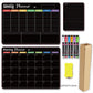 Magnetic Calendar Board with Erasable Markers
