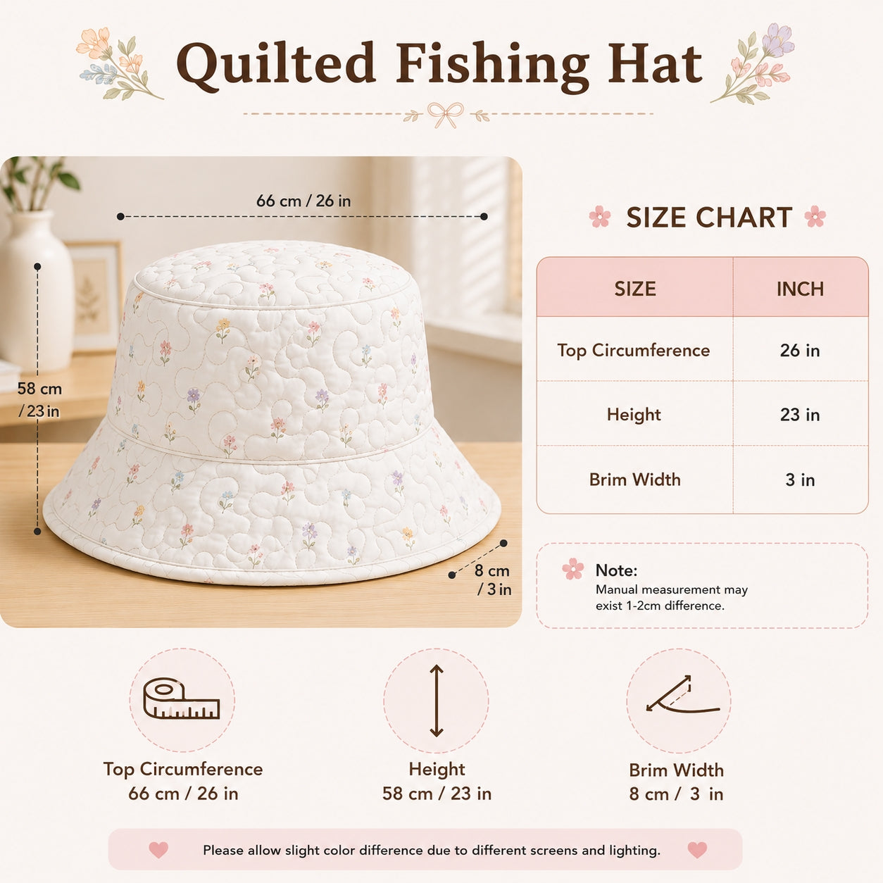 Heritage Patchwork Quilted Bucket Hat