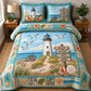 Coastal Life Lighthouse Quilted Bedding Set