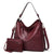 Luxury Leather Print Hobo Anti-theft Handbag