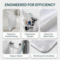 🧺Breathable Mesh Zippered Toiletry Bag