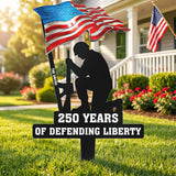 250 Years Of Defending Liberty Metal Garden