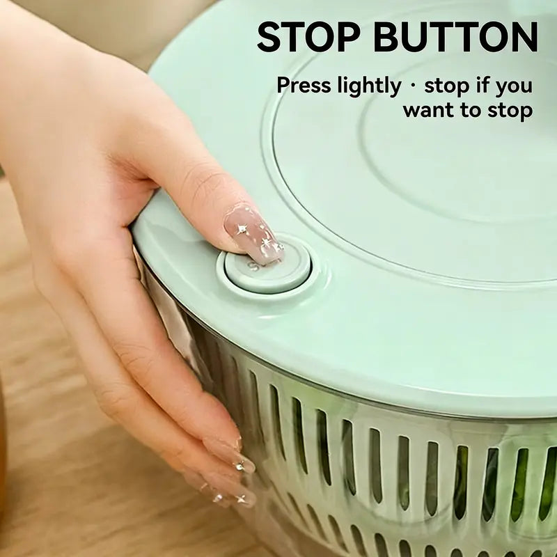 🔥9-in-1 Multifunctional Large Capacity Salad Spinner & Slicer
