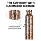 Copper & Golden Hammered Water Bottle