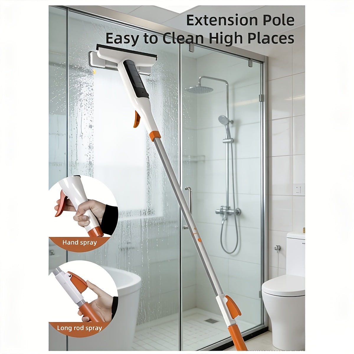 3-in-1 Spray Wash Glass Cleaning Kit