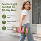 Women‘s Striped Diamond Dot Cloud Handbag