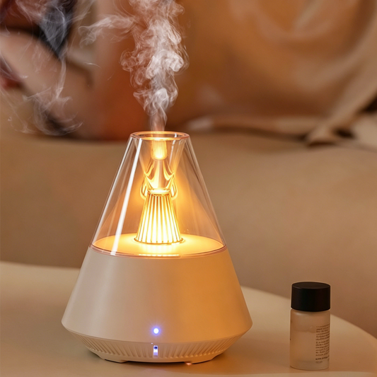 LED Flame Night Light Essential Oil and Home Aroma Diffuser