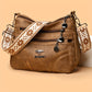 Women's Length Multi-Pocket Crossbody Shoulder Bag