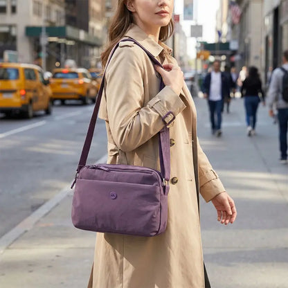 Women's Lightweight Water-Repellent Crossbody Sling Bag