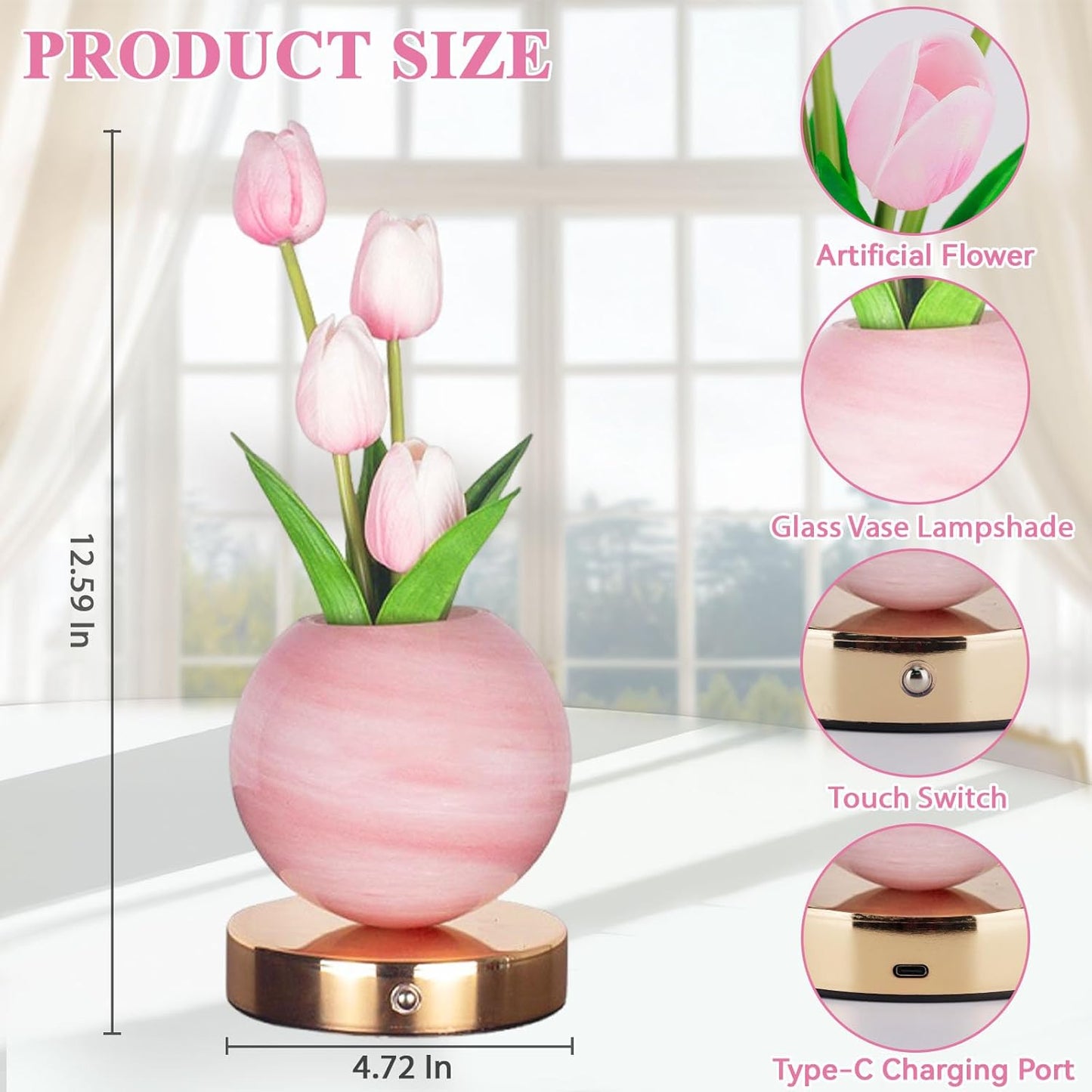 Tulip Table Lamp Night Light