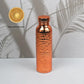 Copper & Golden Hammered Water Bottle