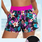 3 Piece Tankini with Shorts - Sporty Swimsuit