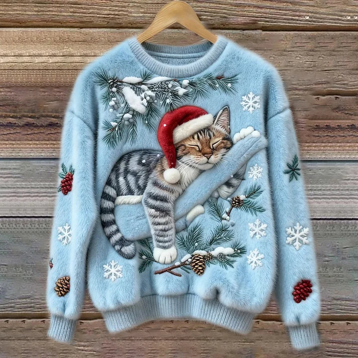 Lazy Cat Cozy Plush Sweatshirt