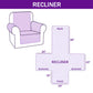 Shimmering Shell Quilted Sofa Cover