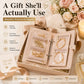 PU Leather Travel Jewelry Organizer Book