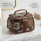 Vintage Clear Cosmetic Waterproof Transparent Toiletry Bag